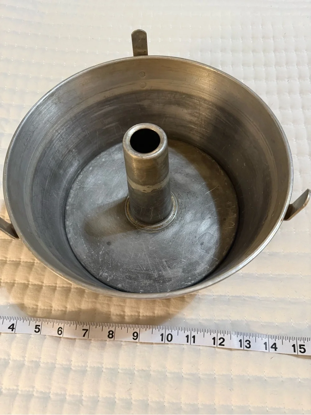 Vintage Metal Angel Food / Tube Cake Pan
